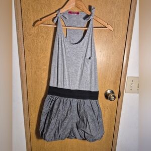 1st Kiss Gray and Black Jumpsuit